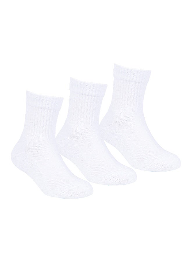STITCH Boys Pack of 3 Half Terry L- Shape Plain Casual Socks - Image 1